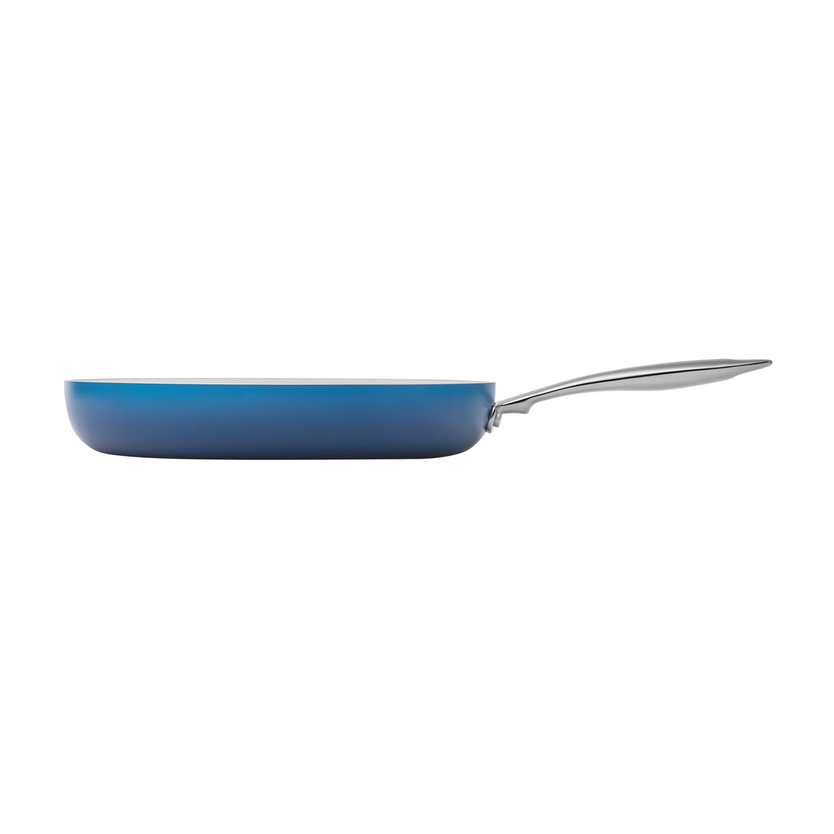 The Pioneer Woman Harlow 12" Ceramic Non-Stick Fry Pan, Denim Blue