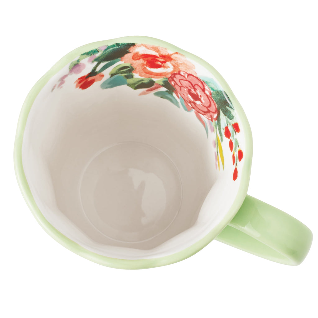 The Pioneer Woman Painted Meadow 16-Ounce Ceramic Mugs, Set of 4