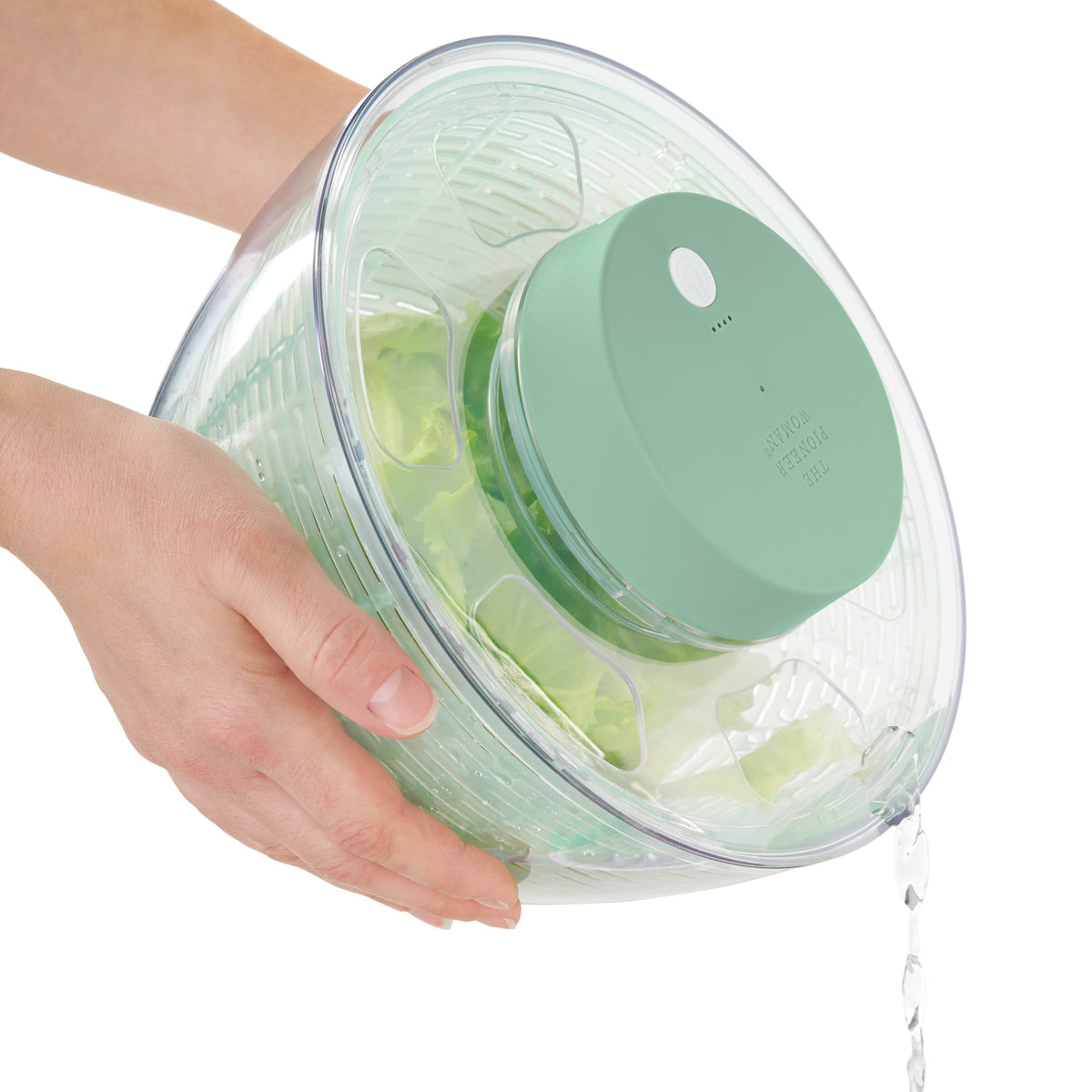 The Pioneer Woman 4.5-Quart Electric Salad Spinner