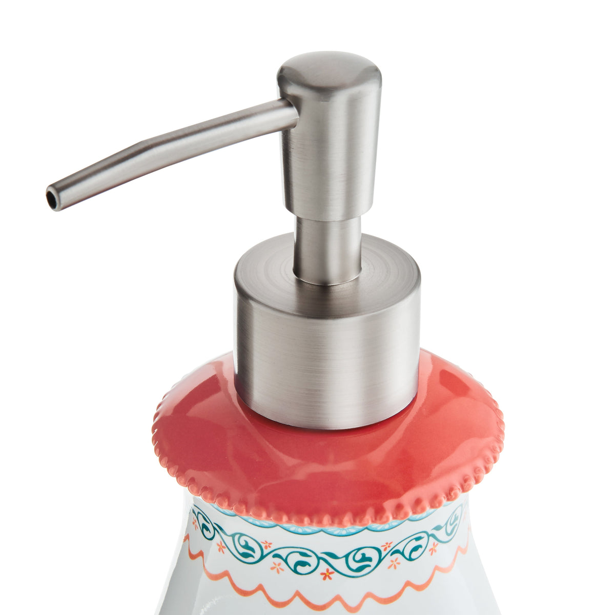 Multi- Color 2 Piece Ceramic Bath Accessories Set, The Pioneer Woman Breezy Blossom