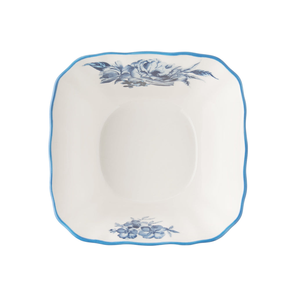 The Pioneer Woman Delilah 12-Piece Stoneware Dinnerware Set, Blue