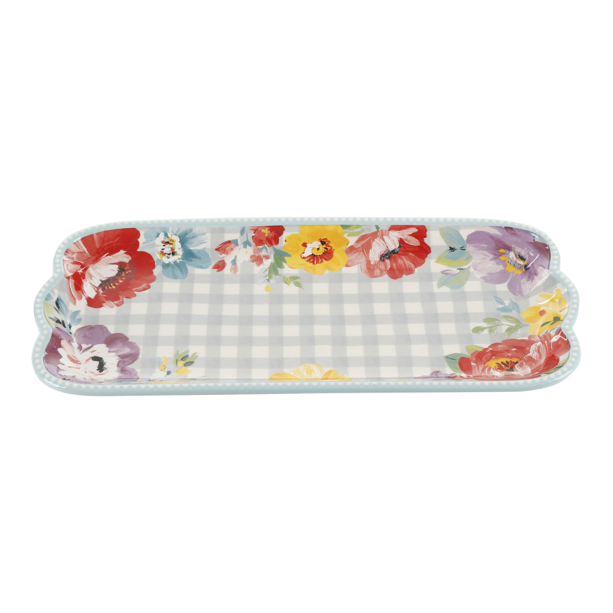 The Pioneer Woman Floral Medley 3-Piece Ceramic Serving Platter Set