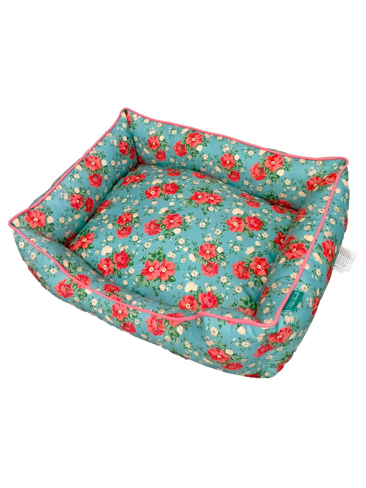 The Pioneer Woman Vintage Floral Medium Pet Bed, Multi-Color, 25" x 21"