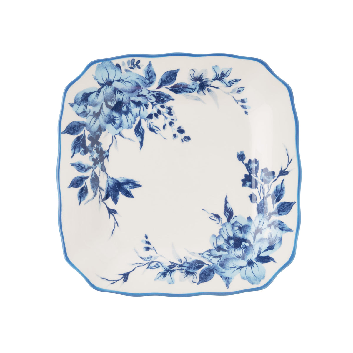 The Pioneer Woman Delilah 12-Piece Stoneware Dinnerware Set, Blue