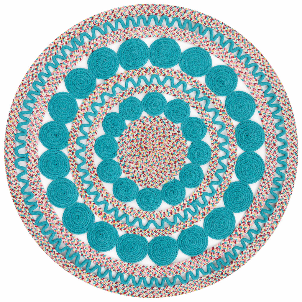 The Pioneer Woman Braided Floral Round Rug, 48"