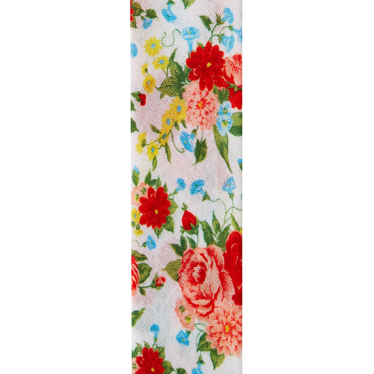 The Pioneer Woman Sweet Rose Double Fold Cotton Quilt Binding Ribbon, 7/8" x 25 Yards