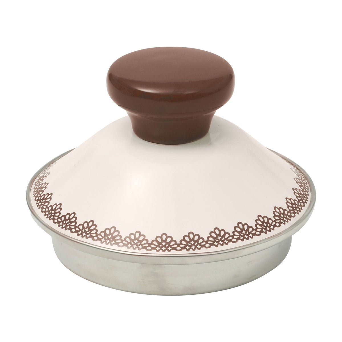 The Pioneer Woman 2.0-Quart Enamel on Steel Agatha Tea Kettle, Brown