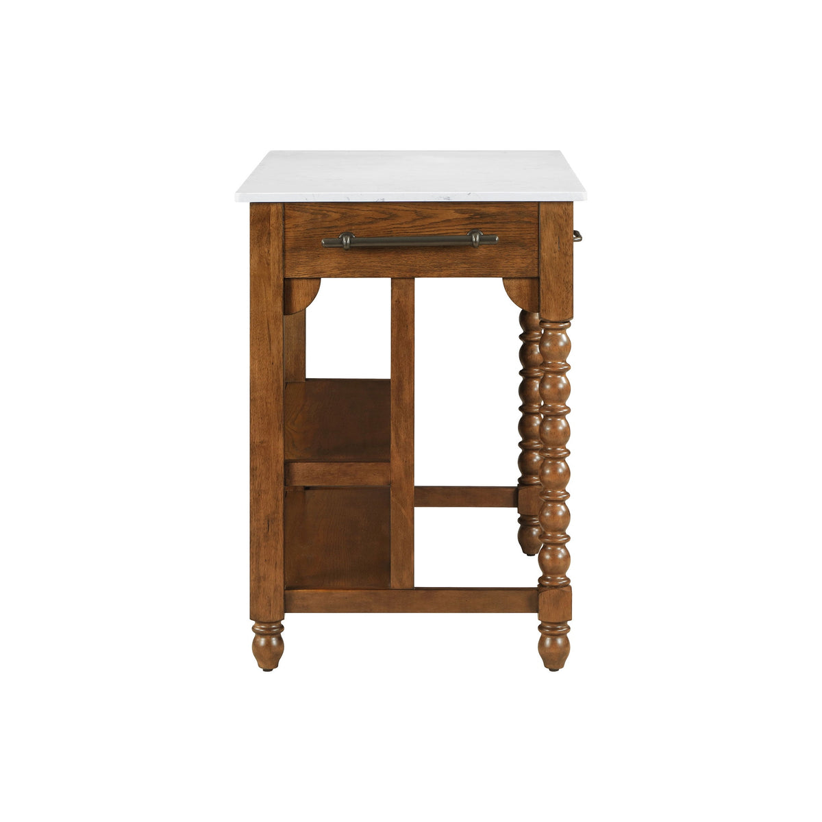 The Pioneer Woman Harper Kitchen Island with Drawers, Homestead Brown