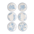 The Pioneer Woman Agatha Stoneware Appetizer Plate, Blue, Set of 6