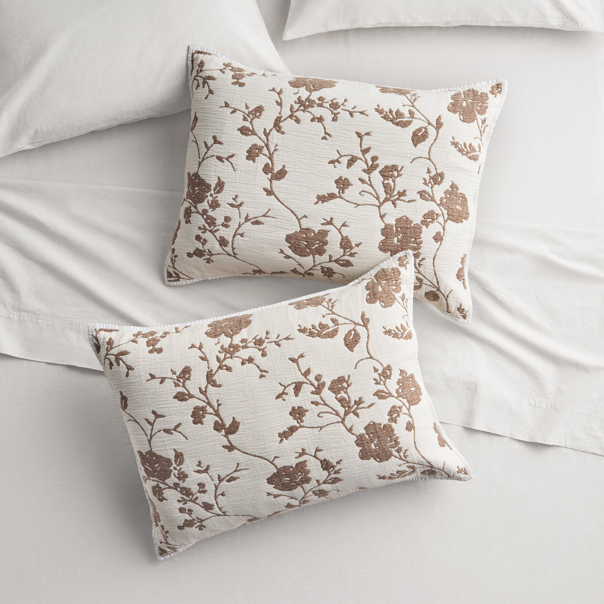 The Pioneer Woman Agatha Floral Gauze Pillow Sham, Standard, Blue Dust, 2 Pack - Cozy Cottage