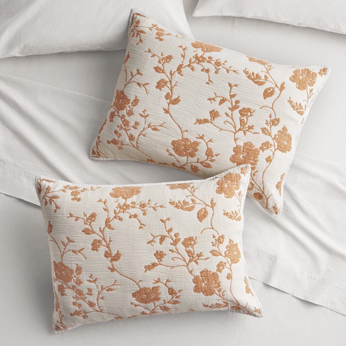 The Pioneer Woman Agatha Floral Gauze Pillow Sham, Standard, Blue Dust, 2 Pack - Cozy Cottage