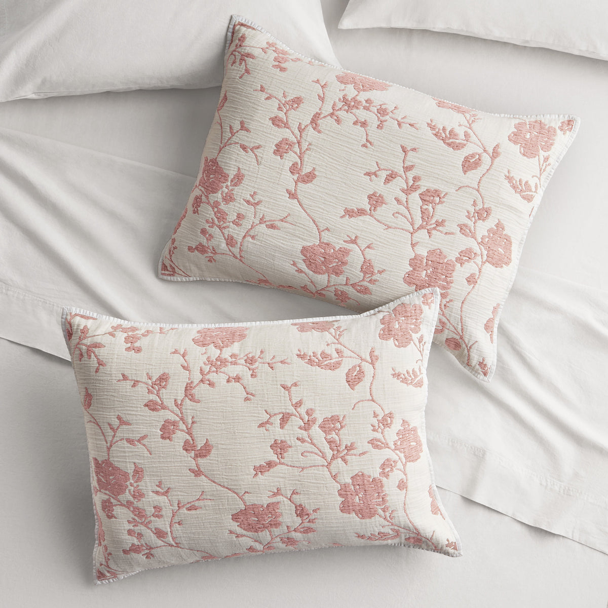 The Pioneer Woman Agatha Floral Gauze Pillow Sham, Standard, Blue Dust, 2 Pack - Cozy Cottage