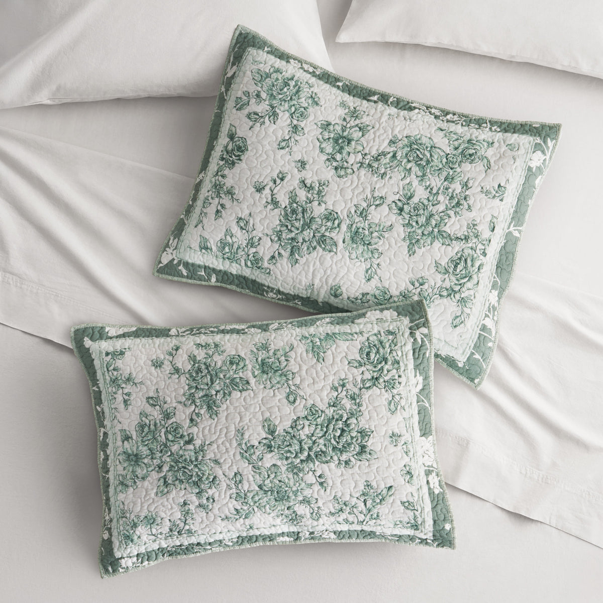 The Pioneer Woman Agatha Floral Gauze Pillow Sham, Standard, Blue Dust, 2 Pack - Cozy Cottage