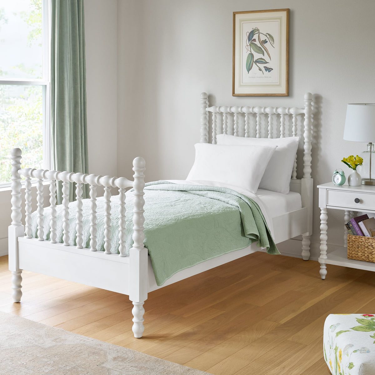 The Pioneer Woman Harper Spindle Bed, Full, Homestead Brown - Classic Cottagecore Essential