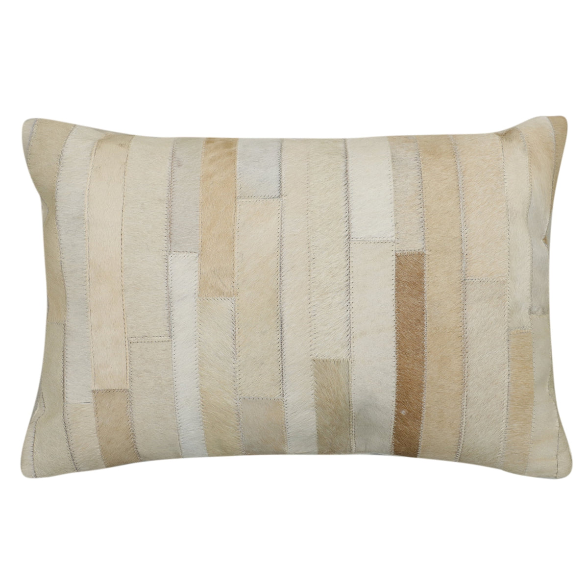 The Pioneer Woman Ranch Patchwork Cowhide Lumbar Pillow 14" x 20"