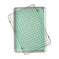 The Pioneer Woman Aluminum Sheet Pan Set with Wire Rack & Silicone Baking Mat, 3-Piece, 13"x18"