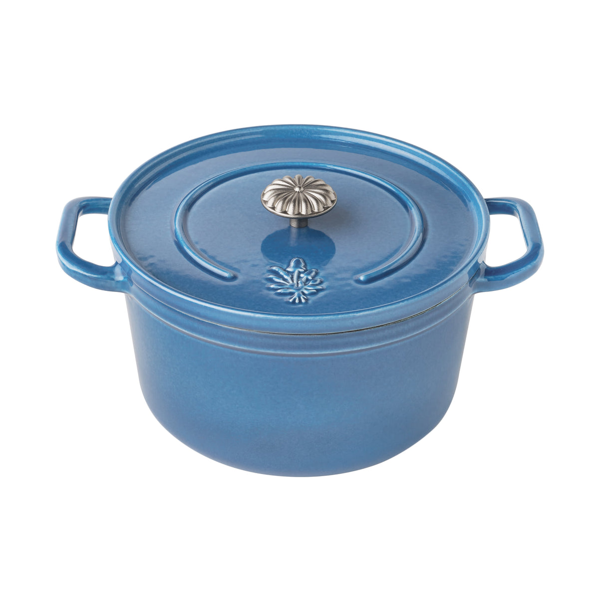 The Pioneer Woman 5-Quart Enamel Cast Iron Dutch Oven with Lid, Dark Green - Rustic Home