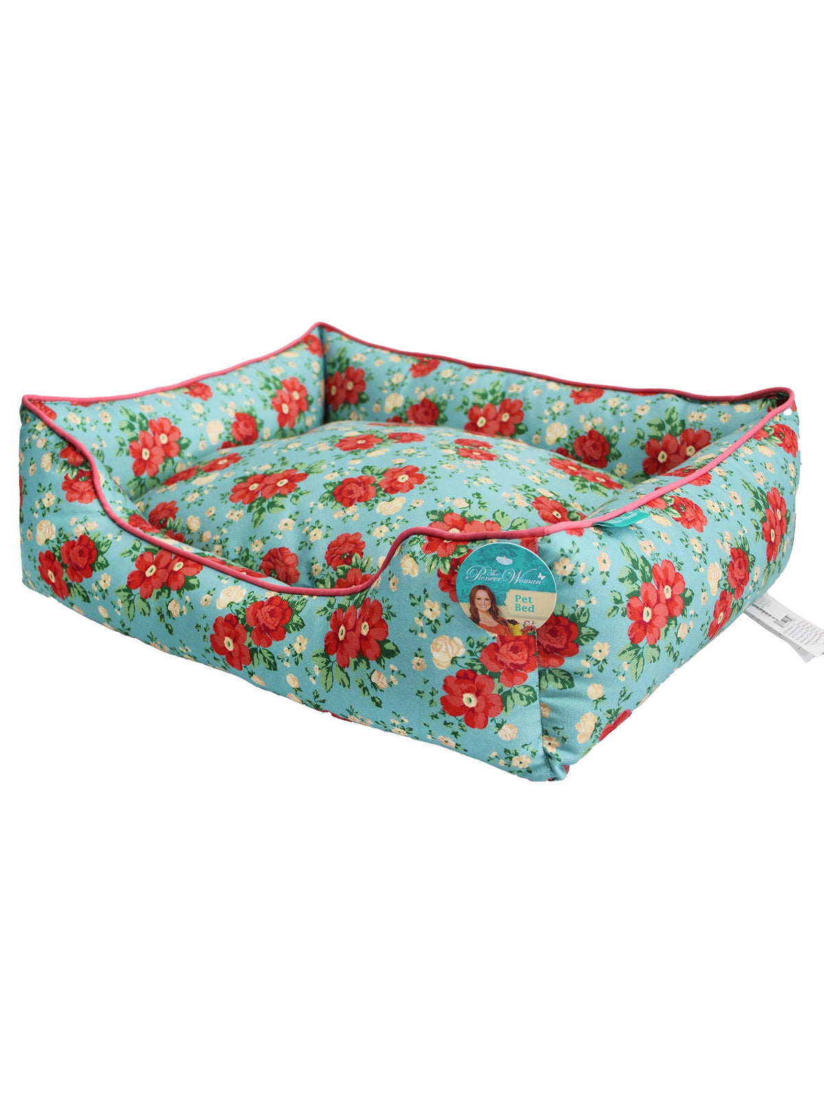 The Pioneer Woman Vintage Floral Large Pet Bed, 34" x 24"