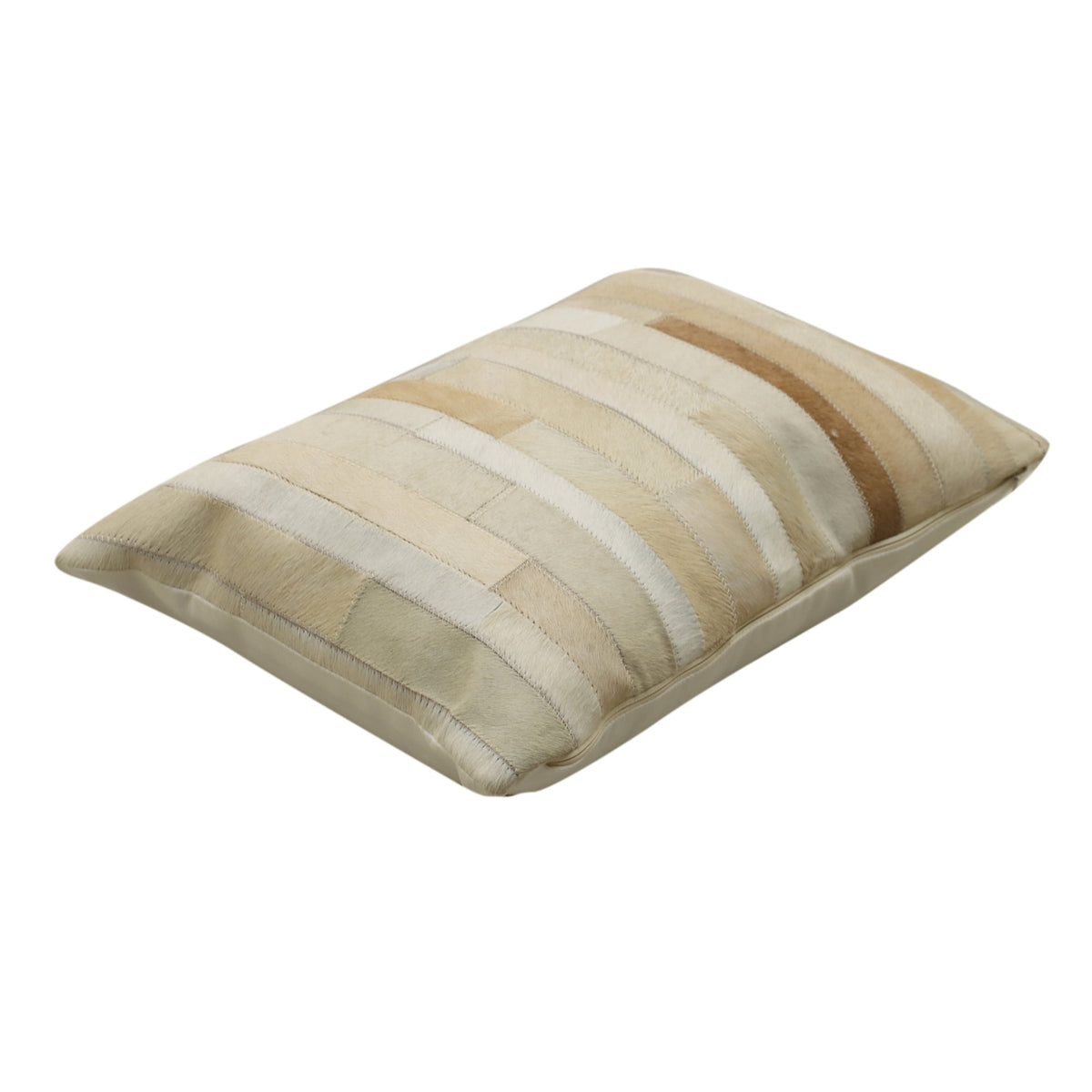 The Pioneer Woman Ranch Patchwork Cowhide Lumbar Pillow 14" x 20"